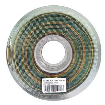 1 kg 1.75 mm Hodváb CHKO 3d tlačiarne Vlákna Rainbow Hodvábne Bohatý Lesk Tlačové Materiály Multicolor Ramdon Tlačový Materiál