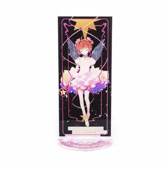 1 ks Pekné Komiksu, Anime Cardcaptor Sakura Akrylový Stojan Model Hračky Sakura Akcie Obrázok Prívesok hračka pre deti darček