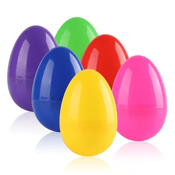 12Pcs Plastové Farebné Otvoriť Veľkonočné Vajíčka Rôzne Farby Dovolenku Dekorácie Prázdne Bonboniéra Veľkonočné Vajíčka Zábavné Hračky