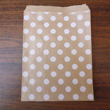 13X18CM 50pcs Chevron Dot Kvet Craft Papier Dragee Popcorn Taška Potraviny Bezpečné Prospech Papier Narodeniny Tašky Návrhy Strán, Papierové Tašky