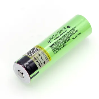 2 KS Liitokala Pôvodné NCR18650B 3,7 v 3400 mAh 18650 Lítiová Nabíjateľná Batéria + Špicaté(Č PCB) Pre Baterku batérie