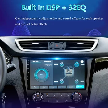 2 din 8 core android 10 autorádia auto stereo pre Subaru Forester xv SH 2007 2009 2010 2013 navigácia GPS, DVD Multimediálny Prehrávač