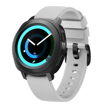 20 mm Sledovať pásmo pre Samsung výstroj šport remienok Silikónový pre Samsung výstroj S4/S2 klasický smart hodinky na zápästí náramok