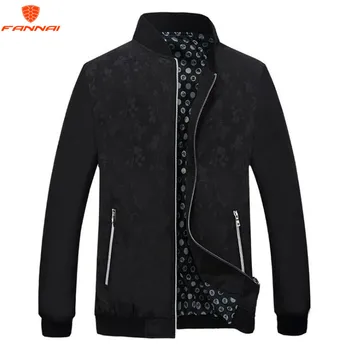 2018 módy nové jaqueta masculina ležérne pánske sako značky pure color klope pánske bundy bombardér bunda veľkosť bunda 5XL