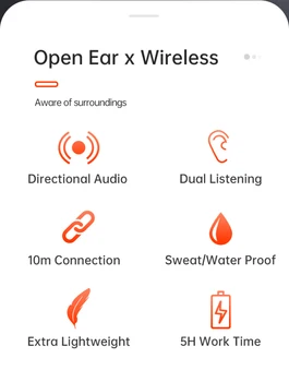 2020 Nové Kostné Vedenie Slúchadlá Bluetooth 5.0 Bezdrôtový Nie je In-Ear Headset Sweatproof Nepremokavé Športové Slúchadlá Slúchadlá 18 g