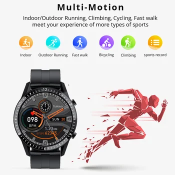 2020 Nové Módne Smart Hodinky Mužov i9 Smartwatch Srdcovej frekvencie Kyslíka v Krvi, Bluetooth Telefónny Hovor Hudbu, Športové Tracker Pre Android a IOS