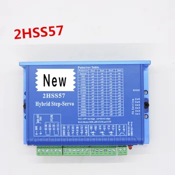 2HSS57 2 fázy Uzavreté slučky Krok servo ovládač pre NEMA23 motorových 1000 line encoder 24V-48VDC 6A