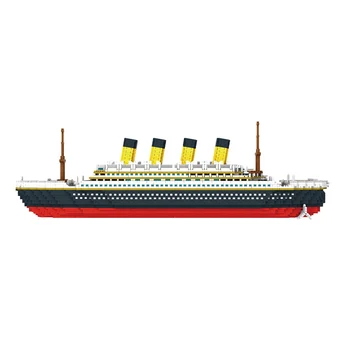 3800 ks Mini Bloky Titanic Tehly Model Veľké Veľkosti 60 cm číselné Údaje Vzdelávacie Hračky Loď Juguetes Deti, Pre Deti, Darčeky