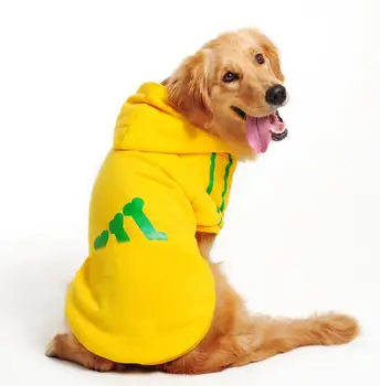 3XL-9XL Veľké Psy Zimná Bunda Stredný Pes, Pet Oblečenie Móda Cartoon s Kapucňou Sveter Kabát T-shirt Teplé Zimné Oblečenie Pre Psa