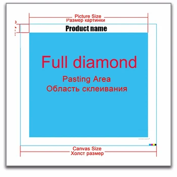 5D DIY Diamond výšivky Plné Námestie Diamond mozaiky Plný Modrý kvet Kolo Diamond maľovanie Cross stitch kamienkami
