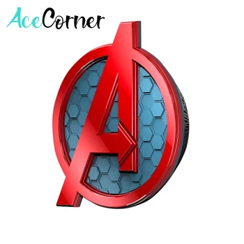 Acecorner Avengers Logo Nástenné Svietidlo 3D LED Tvorivé Nočné Svetlo Legenda Marvel, Spálne, Obývacej Izby, Dekorácie pre Nový Rok Kid Darček