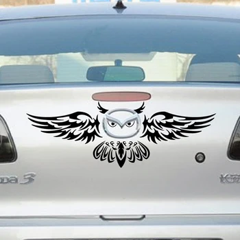Auto Vzadu Logo Dekorácie Sova Styling Funny Auto Nálepky Anbd Obtlačok Na Mazda 2 3 5 6 CX-3 CX-5 CX-7 MX-3 MX-5 Axela