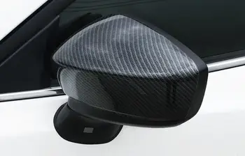 Automatické spätné zrkadlo pokrytie výbava uhlíkových vlákien zrkadlo spp pre Mazda 3 2017 2018, auto príslušenstvo,2ks/set.