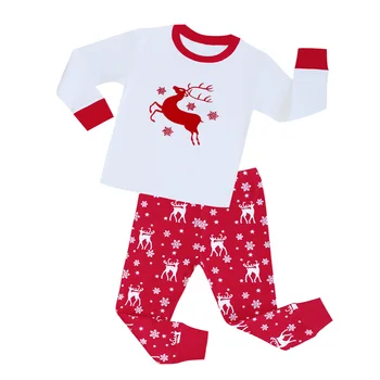 Bavlna 1-8 Rokov Pyžamo Deti Trollov Pyžamá Sleepwear Vianočné detské Pyžamo Deti Oblečenie Sady Vianočné Dievča pyžamá