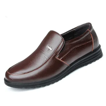 Black formálne obuv muži Šaty Topánky Originálne Kožené topánky muži Móda Business Oxford Obuv pre Mužov, kožené topánky ui9