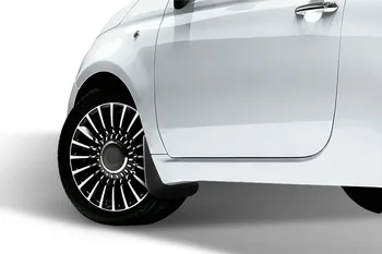 Blatníky vpredu pre Fiat 500 2007-2011 auto blato klapky splash stráže blato klapky auto tuning styling durt protectection