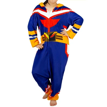 Boku Č Môj Hrdina Akademickej Obce Všetkých Môže Cosplay Kostým Pre Dospelých Unisex Oblečenie Kigurumi Kus Pyžamo Sleepwear