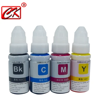 CK Tlačiareň atrament 4 Farebné Dye Based Náplň Ink Kit pre Canon GI-490 GI-790 GI-890 Pixma G1000 G1100 G1400 G2400 G3400 G2000 G3000