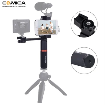Comica CVM-R3 Smartphone Video Plošinu Strane Rukoväť Stabilizátor Kit pre iPhone X 8 7 6 Plus pre Samsung Huawei atď.