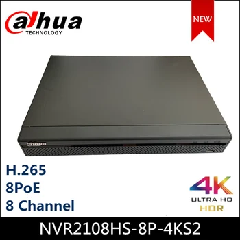 Dahua POE NVR NVR2108HS-8P-4KS2 8 Kanálový Kompaktný 1U 8PoE Lite 4K H. 265 Network Video Recorder