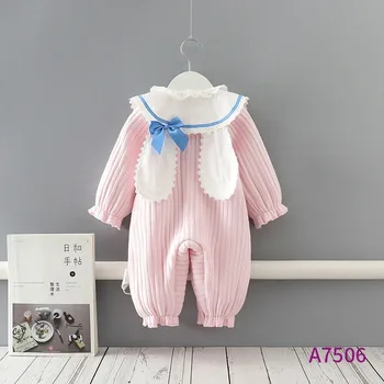 Detské Oblečenie 2020 Nové Baby One-Piece Suit Králik Himalájsky Dieťa Hrubé Teplé Romper Plazenie Oblečenie Baby Girl Zimné Oblečenie