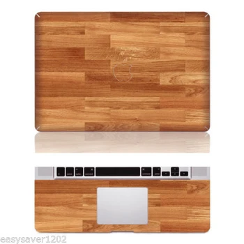 Drevená Textúra Vinylové Nálepky Odtlačkový Pokožky Kryt Puzdro Pre Notebook Apple Macbook Pro Air Mac 11