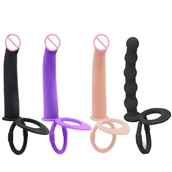 G-Spot Vibrátor Klitorisu Pošvy Dospelých Double Penetrácia Análny Plug Dildo Veľký Zadok Plug Sexuálne Hračky Pre Ženy, Mužov Vibrácií Sex Shop