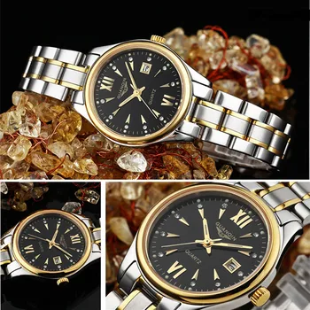 GUANQIN Zlato Ženy Hodinky, Luxusné Značky Dámy Quartz Watchs Nepremokavé Oblečenie dámske náramkové hodinky z Ocele Hodiny Montre Femme 2019