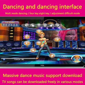 HD Bezdrôtový Jednej Ruke Dance Dance Mat TELEVÍZOR A Počítač s Dvojakým použitím, Šport Príslušenstvo