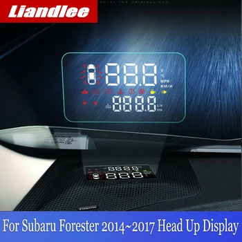 HUD Auto Head Up Display Pre Subaru Forester 2016 2017 Bezpečnej Jazdy Obrazovke OBD Data Projektor Sklo