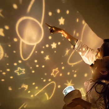 Hviezdne Nebo v Noci Svetlo Projektora S USB Kábel Hviezdne Nebo Otočiť LED Lampa Farebné Blikajúce Hviezdy Lmap Deti Baby Darček Dropship