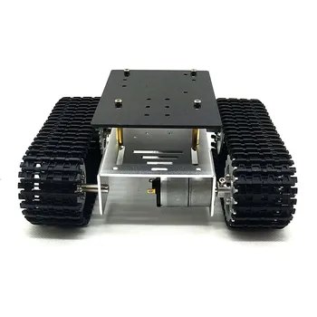 Inteligentný Robot Tank, Pásový Podvozok Auta Platformu S 12V 350rpm Motor Pre Arduino DIY Robot Hračka Časť Mini T101 Nový Príchod 2018