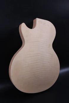 Jedna elektrická gitara telo A 1pcs mahagón vyrobené a javorový top vysoká kvalita