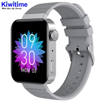 KIWITIME M1 Sledovať SmartWatch 1.75 palcový Displej pre telefón Xiao Srdcovej frekvencie Bluetooth Hovory Prispôsobiť Zavolá Mi Watch Design Kópia
