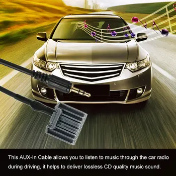 KKmoon 3,5 mm Vstup Aux Kábel Line Audio Adaptér pre Honda CRV na obdobie 2008-2013 Honda Civic 2006-2013 Accord 2008 po 8 generácie