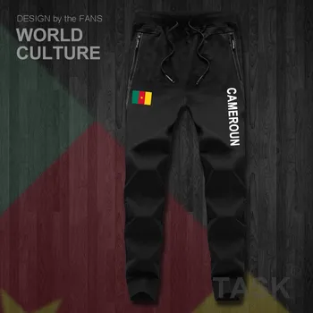 Kamerun CMR Cameroun Kamerunskej pánske nohavice joggers jumpsuit tepláky stopy potu fitness fleece taktické národ legíny nové