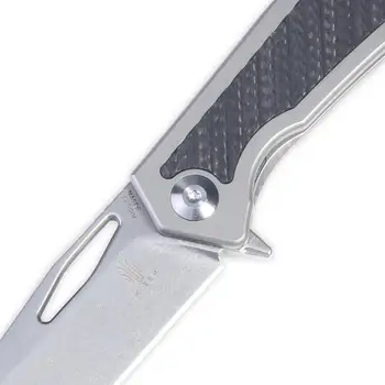 Kizer Zatvárací Nôž Ki5523 Odin Titán Nôž Uhlíkových Vlákien Rukoväť Nástroje