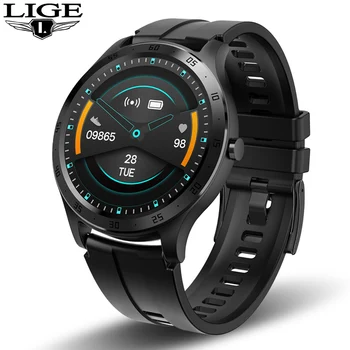 LIGE 2020 Nový vodotesný Šport Smart hodinky Srdcového tepu, krvného tlaku funkcia Fitness tracker Smart Hodinky Muži ženy dieťa