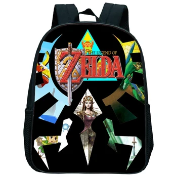Legend of Zelda Školské Tašky pre Chlapcov Aktovka Aktovka Školské tašky pre Dievčatá, Deti, Študenti, Škôlka Batoh