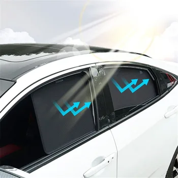 Magnetické Auto slnečník 4PCS Predné, Zadné, Bočné Okno Slnečníky Na Toyota Camry 2018 Okno Opony Clonu Pre Camry 2018 2019