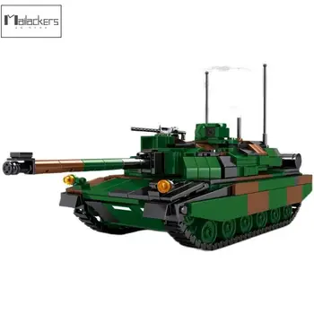 Mailackers Vojenské Ww2 Nádrž Leclerc Hlavný Bojový Tank Stavebné Bloky Vojenské Vozidlo Obrázok Armády Vojaci Tehly Hračky Pre Chlapca