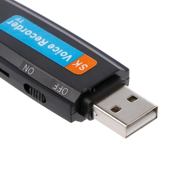 Mini Digital Audio Hlasový Záznamník Pero Diktafón 8GB USB Flash Disk U-Disk