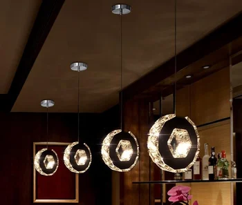 Moderné osvetlenie, Kruhové krúžok Crystal LED Reštaurácia Spálňa Luster Zariadenie obývacej izby, Lustre, led Svetlo osvetlenie crystal