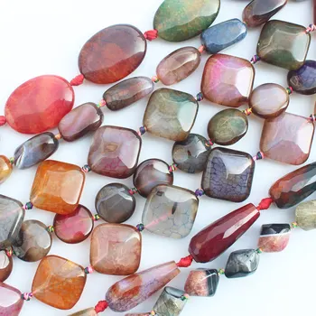 Multi-Farebné Agates Viacerých tvaroch guľôčok ,Pre DIY Šperky Robiť !