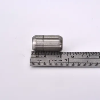 Nerezová Oceľ Magnetické Uzávery Otvor 8 mm pre Kožený Náramok Doplnok Vintage Magnet, Pracka pre Mužov Šperky Robiť
