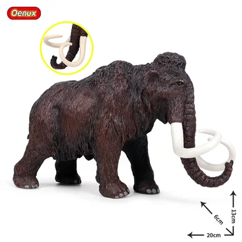 Oenux Pôvodné Africký Slon voľne Žijúcich Zvierat Simulácia Veľké Mamuta, Akčné Figúrky Model Figúrka PVC Vzdelávacie Hračky Pre Deti,