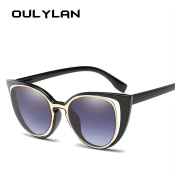 Oulylan Cat Eye slnečné Okuliare Muži Ženy Retro Dizajnér Slnečné Okuliare UV400 Okuliare Dámy Módne Slnečné okuliare, Cateye Okuliare Muž Žena