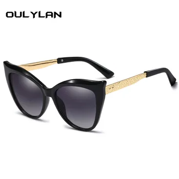 Oulylan Cat Eye slnečné Okuliare Ženy Módnej Značky Gradient Slnečné Okuliare Mužov Odtiene Žena Retro Kvalitné Okuliare UV400