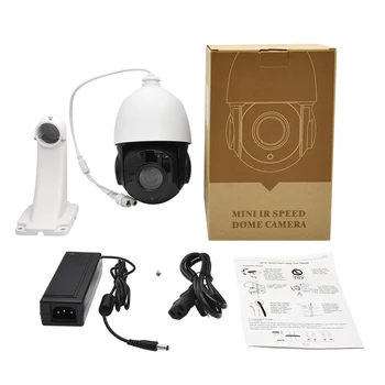 PTZ IP Kamera 5MP 8MP 18X-30X ZOOM, Vodotesný Mini Speed Dome Kamery Vonkajšie IR 50M H. 265 CCTV PTZ Plug&play s NVR Hikvision