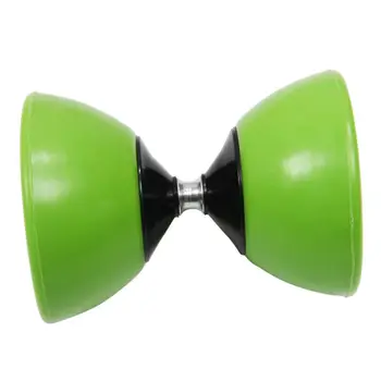 Plastové Misky Diabolo Žonglovanie Spinning Čínsky Yo Yo Klasické Hračky s Ručne Tyčiniek Zelená